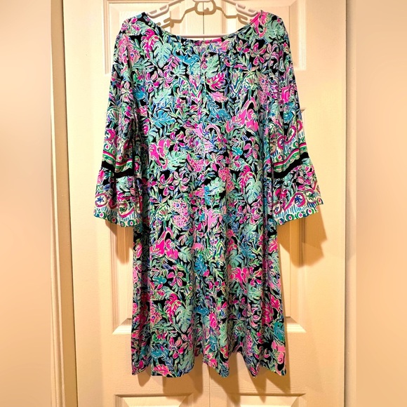 Lilly Pulitzer Ophelia Swing Dress Lets get Wild Size XXL EUC Worn once. - Picture 4 of 12